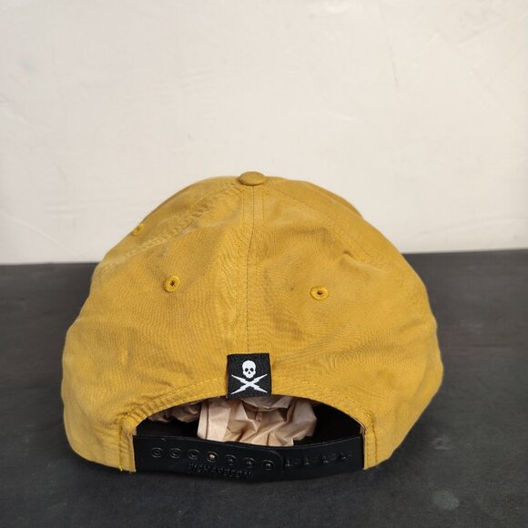 BLK FLG Hat Cap Snap Back Rope Skull Crossbones Rope - Picture 3 of 11